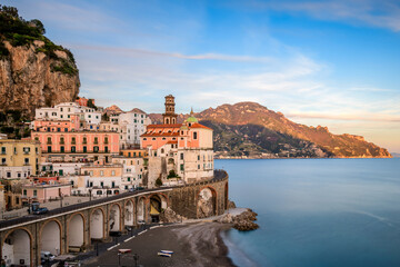 Atrani, Italy along the Amalfi Coast