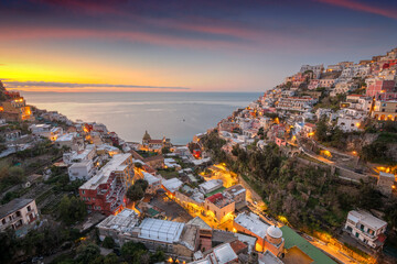 Positano, Italy along the Amalfi Coast