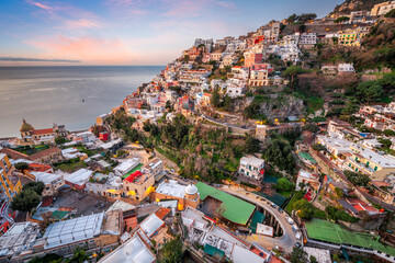 Positano, Italy along the Amalfi Coast