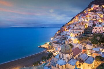 Positano, Italy along the Amalfi Coast
