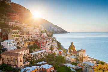 Positano, Italy along the Amalfi Coast