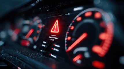Car dashboard warning