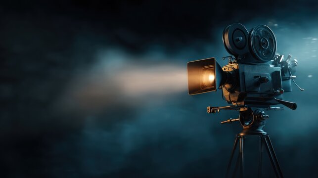 Vintage movie projector