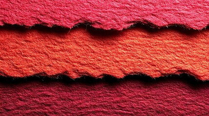 Evenly lit red paper texture background for use in graphic design, marketing materials, or seasonal themes  