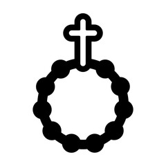 Finger Rosary Icon Symbol Prayer Ring