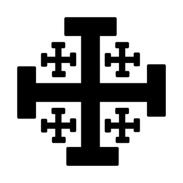 Potent Cross Icon Symbol T Shaped Heraldry