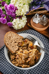 Bigos - traditional Polish cuisine.