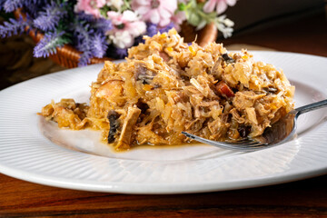 Bigos - traditional Polish food.