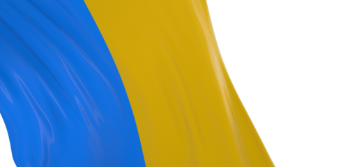 Revolutionize Your Designs: Striking 3D Ukraine Flag Illustration