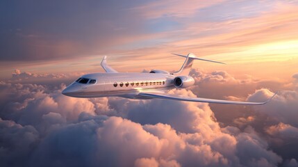 Fototapeta premium Airplane in sky