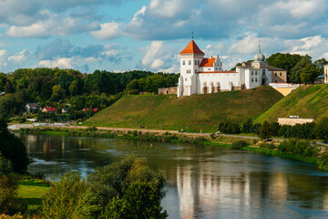 Fototapeta premium The Old Castle Museum, attraction in Grodno in Belarus