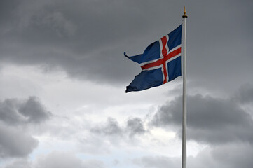 Iceland flag - flag of Iceland