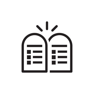 Ten Commandments Icon