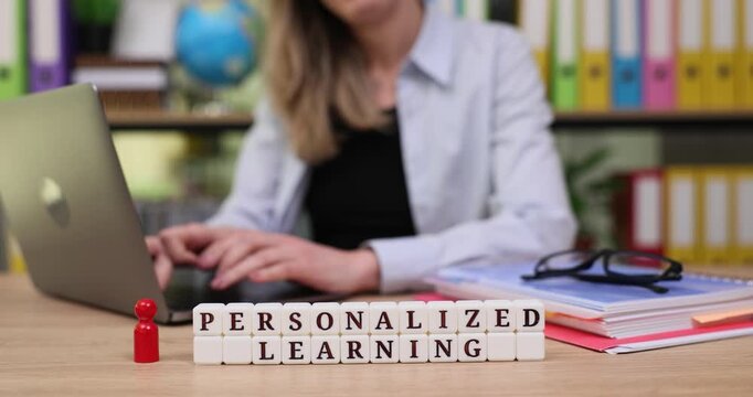 Exploring personalized learning methods while working in a vibrant office in the afternoon light