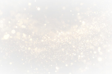 Obraz premium Christmas light effect. Sparkling magical dust particles.The dust sparks and golden stars shine with special light.