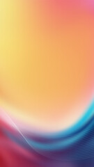 Colorful Sunset Wave Abstract Background