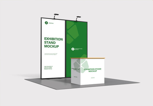 Trade Show Exhibition Stand Mockup