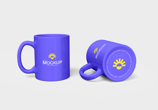 Ceramic Coffee Mug Mockup