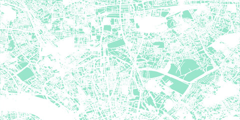 Modern geographical concept blue world map design with abstract geography concept abstract lines showing various areas, abstract green background with splashes and various curved lines.