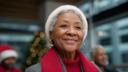 Group of volunteers joyfully singing Christmas carols in a shelter common area while residents listen and join in — uplifting atmosphere of unity, inclusion, and emotional healing through music and