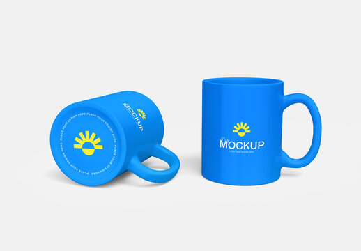 Realistic Coffee Mug Mockup