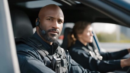 Police officers linked to 911 dispatch through body-cam AI analytics and live coordination — law enforcement teams equipped with AI-enhanced body cameras stream encrypted footage to 911 command