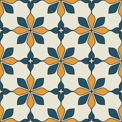 Islamic Geometric Floral Pattern for Ramadan and Cultural Decor