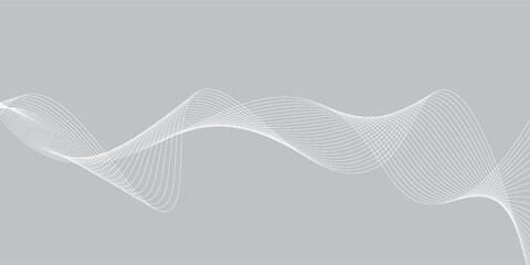 modern abstract background with flowing lines. digital future technology concept. vector illustration.eps.10.