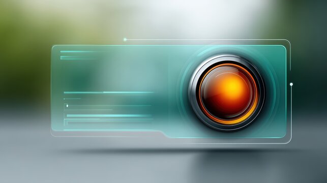 Camera lens with blur effect detailed image of camera lens exhibiting soft focus and artistic blur effect