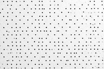 Abstract White Texture with Irregular Black Dots Pattern made with generative AI