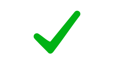 Tick Icon – Green Thin Checkmark Vector, Simple Verify Symbol - check mark in a box