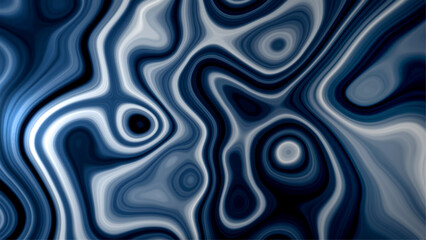 Abstract blue fluid fractal background