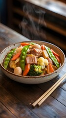 chicken and vegetable stir