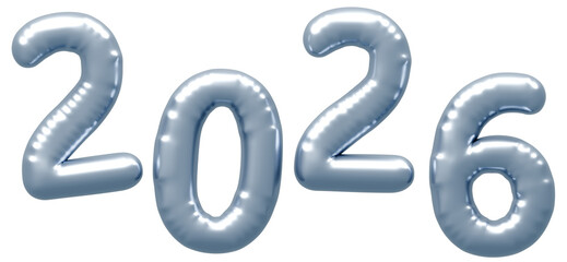 3D画像_風船_2026_シルバー