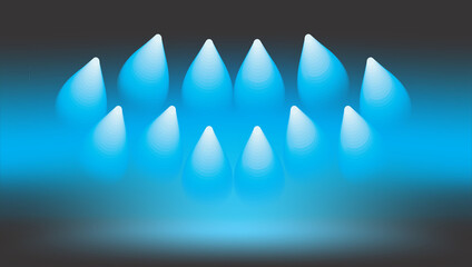 Light Sky effect background lighting