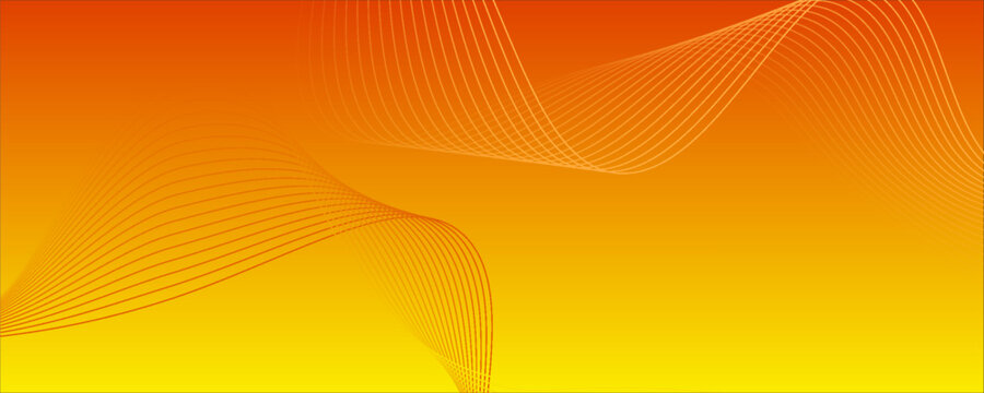 Backgroun orange and yellow Abstack Wave line vector. eps 10Print
