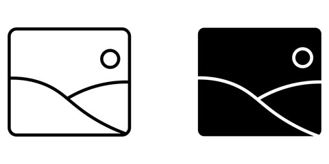  photo gallery icon graphic icon vector