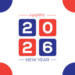 2026 Happy New Year Design