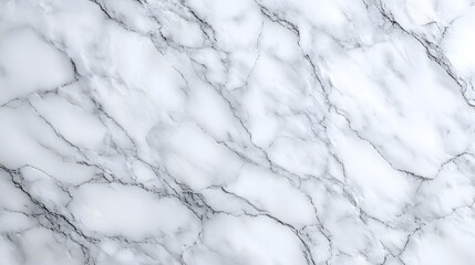 Elegant white marble texture with intricate natural grey veins perfect for sophisticated interior design backgrounds and luxury material representations