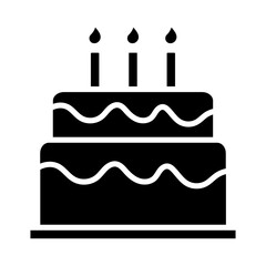 Wedding cake icon. Editable stroke line icons vector illustration, eps10