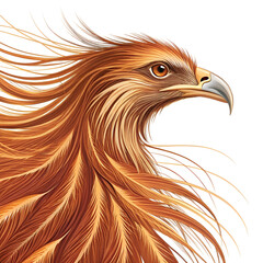 healthy strong hair structure close up realistic