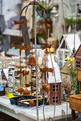 Charming Artisan Wind Chime with Dragonfly and Bell Accents for Home Decor