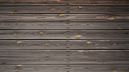 Weathered dark brown wooden planks background texture close up