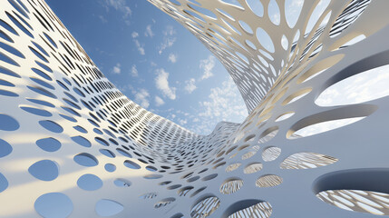Parametric architecture features intricate geometric patterns and organic shapes, creating stunning visual experience