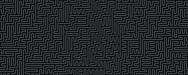 Black and white maze background