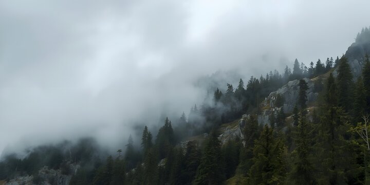 mist in the mountains - Powered by Adobe