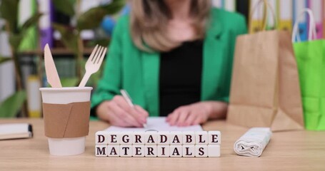 Exploring creative ways to use degradable materials in everyday life with a touch of eco-friendly style