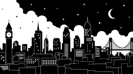 Fototapeta premium new york city skyline