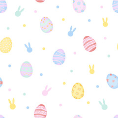 Easter seamless pattern 