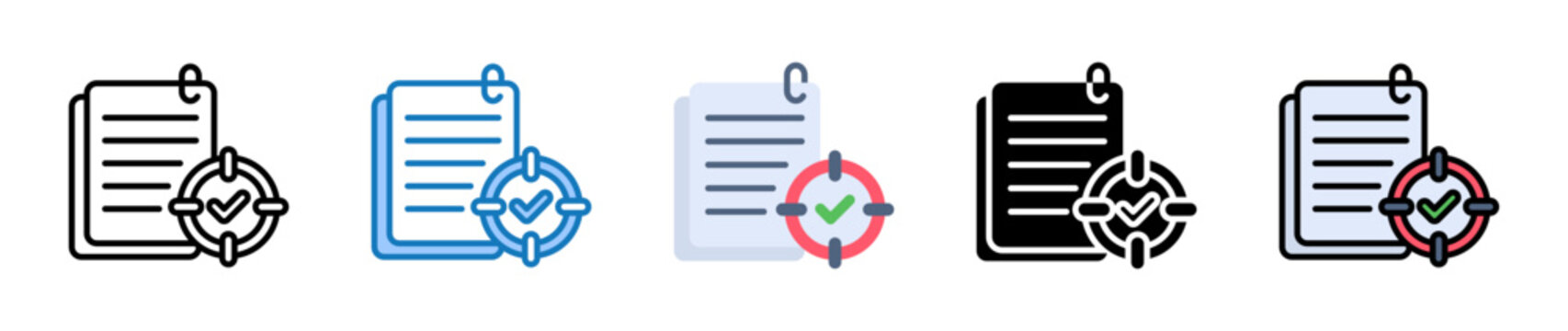 Project Scope multiple style icons set design vector illustration. 